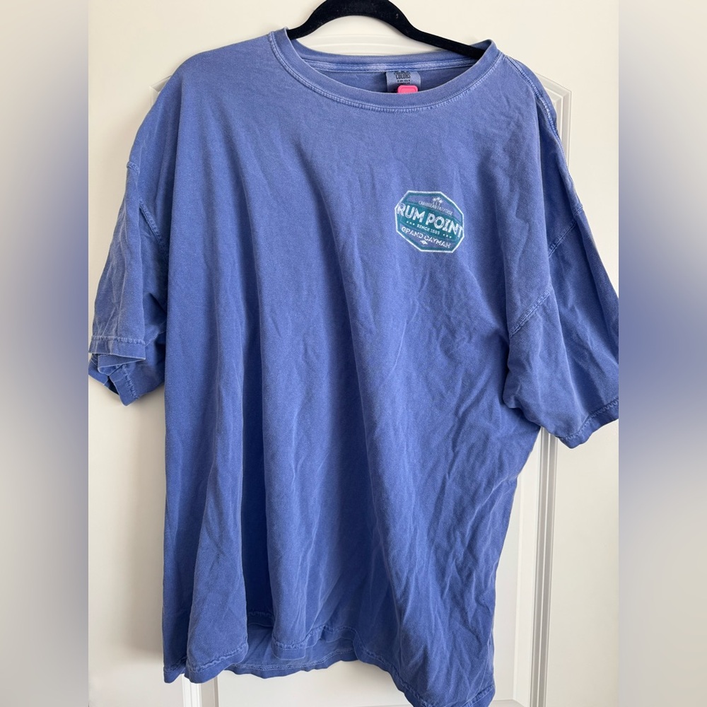 Rum Point Grand Cayman Comfort Colors Shirt XXL